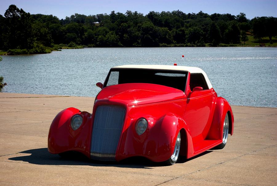 1935 Ford Cabriolet Hot Rod Photograph by Tim McCullough