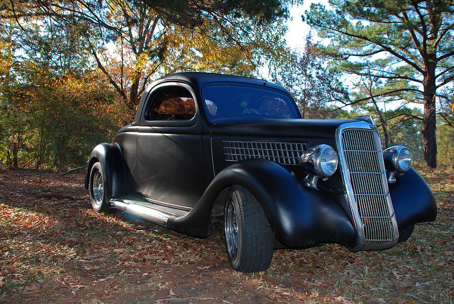 1935 Ford Coupe Photograph by Jeanne May