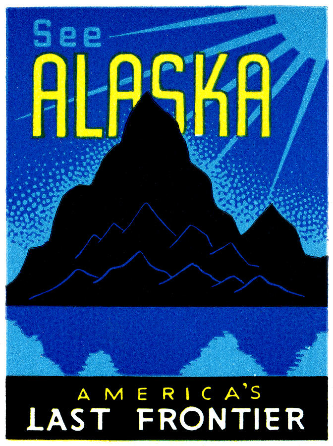 1935 See Alaska Poster Painting by Historic Image
