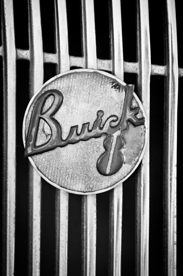 1936 Buick 8 Emblem Photograph by Jill Reger