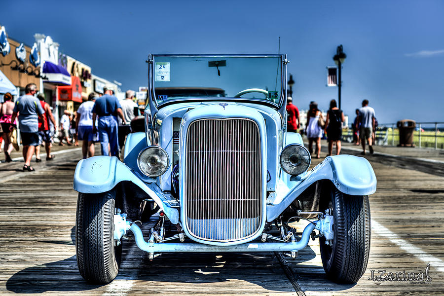 Summer Photograph - 1936 Ford Blue by Joshua Zaring