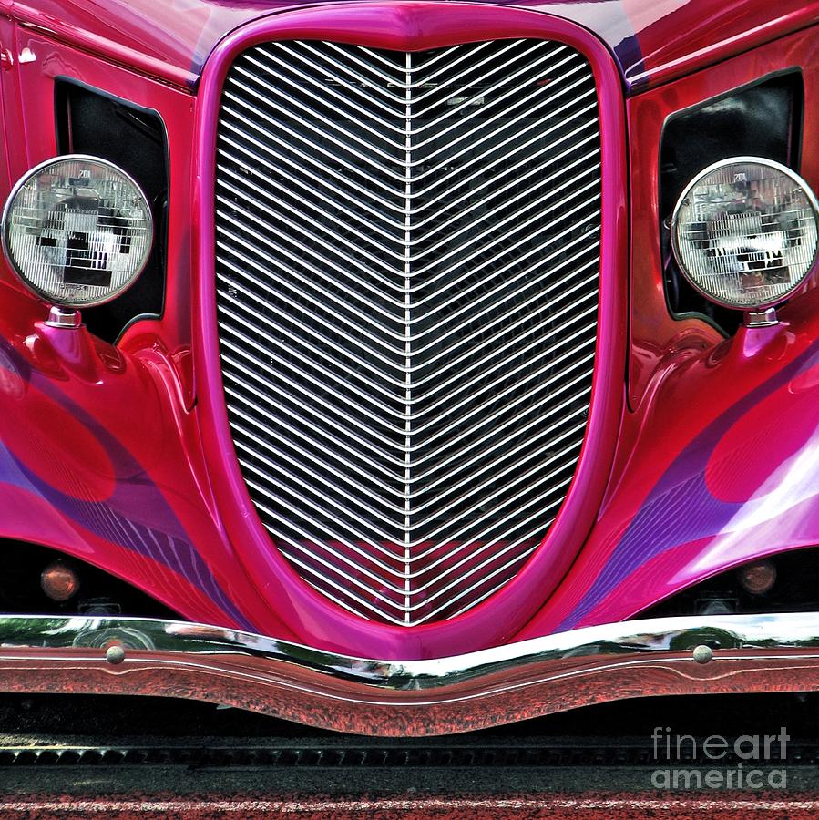 1936 Fords Grill  Photograph by Chris Anderson