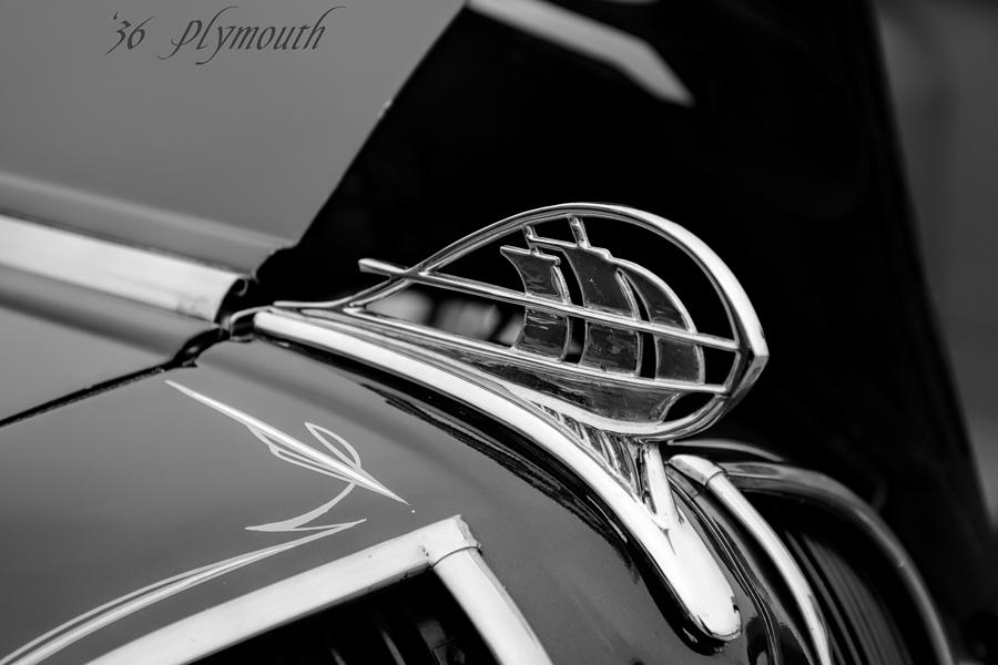 1936 Plymouth Sailing Ship Hood Ornament Photograph by Jeanne May