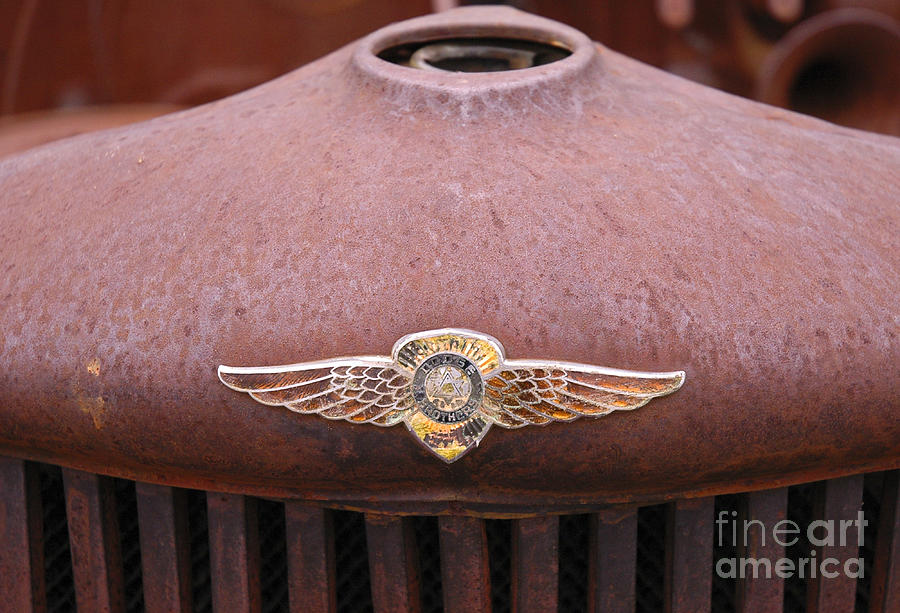 1937-38 Dodge Brothers Emblem Photograph by Betty LaRue