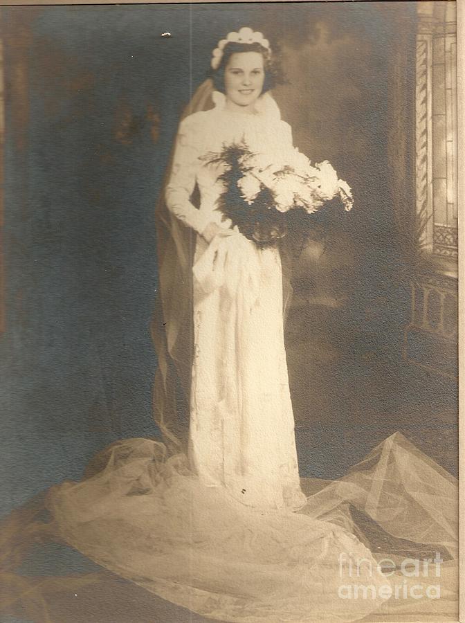 The 1937 BRIDE  Photograph by Carol Wisniewski