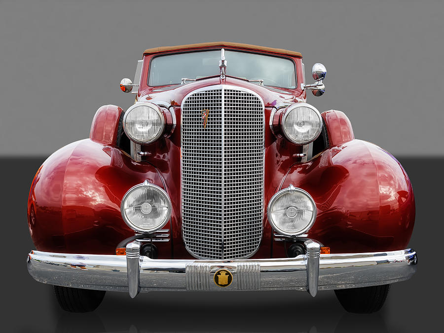 1937 Cadillac Photograph by Frank J Benz