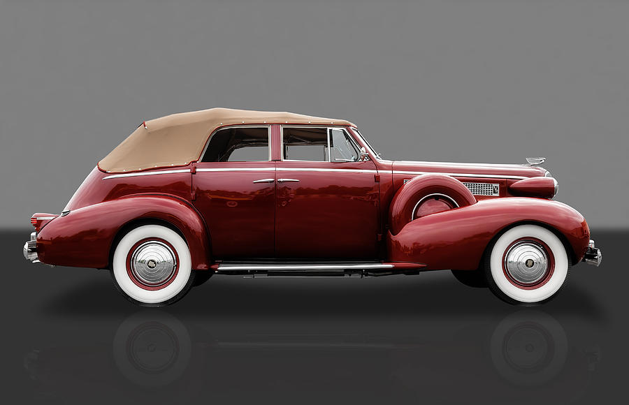 1937 Cadillac V-8 Powered Photograph by Frank J Benz