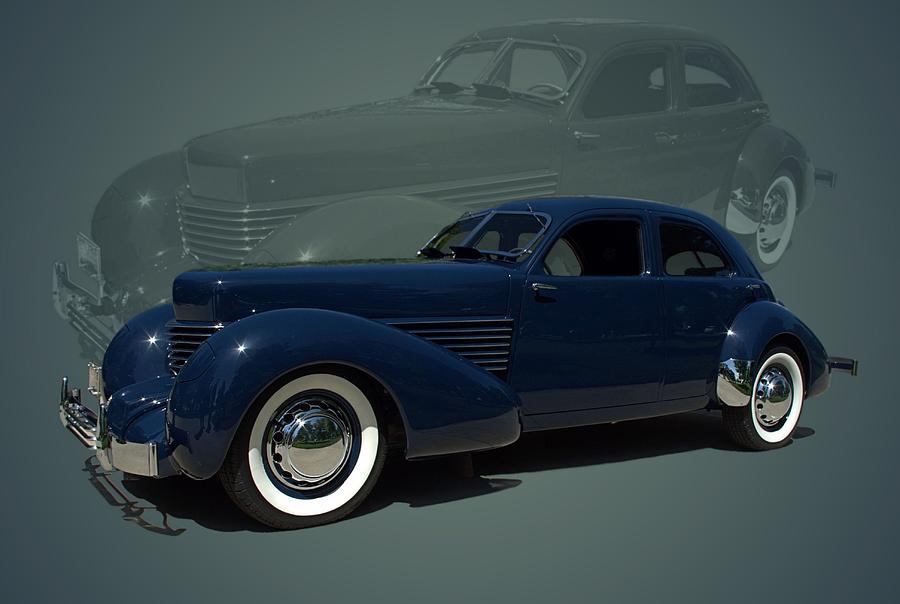 1937 Cord Beverly Model 812 Photograph by Tim McCullough
