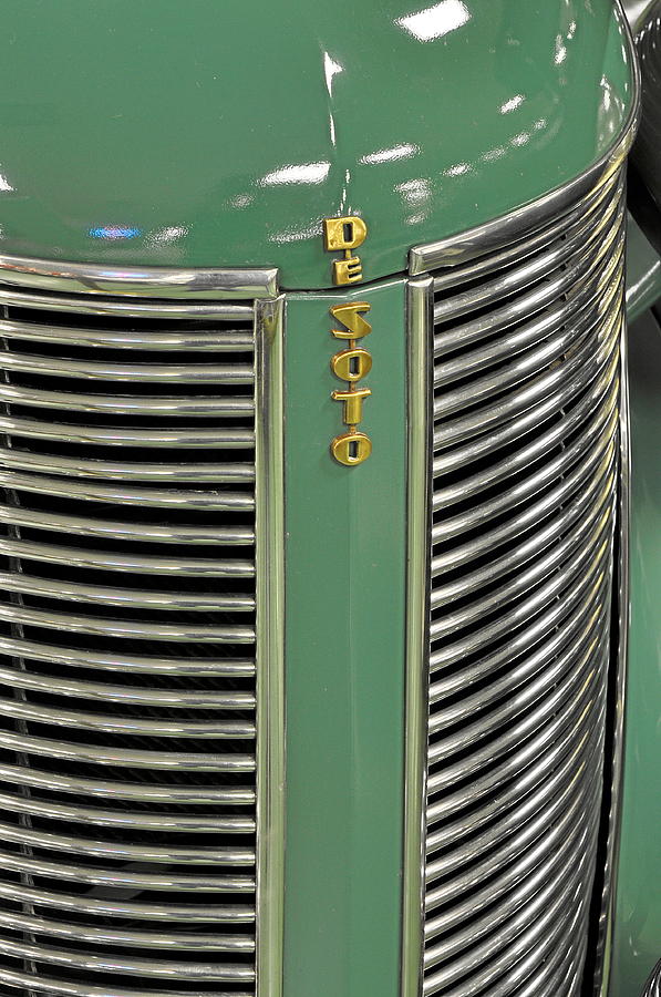 1937 Desoto Grill Photograph by Keith Gondron