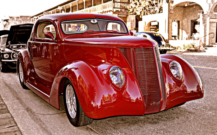 1937 Ford Cabriolet Classic Photograph by Glenn McCarthy Art and Photography