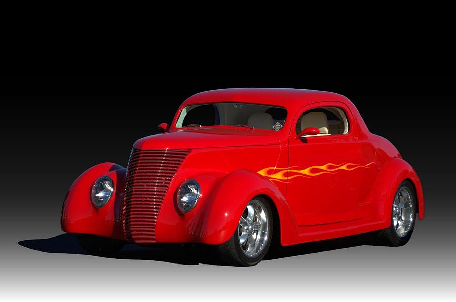 1938 Ford Coupe Hot Rod #2 Photograph by Tim McCullough