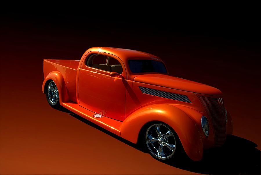 1937 Ford Custom Pickup Truck Photograph by Tim McCullough