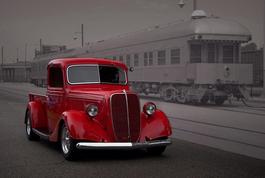1937 Ford Pickup Truck Hot Rod Photograph by Tim McCullough
