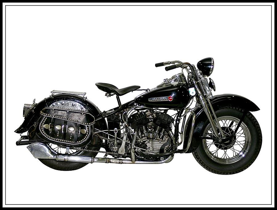 1937 Harley Davidson Black Rider Photograph by Maciek Froncisz