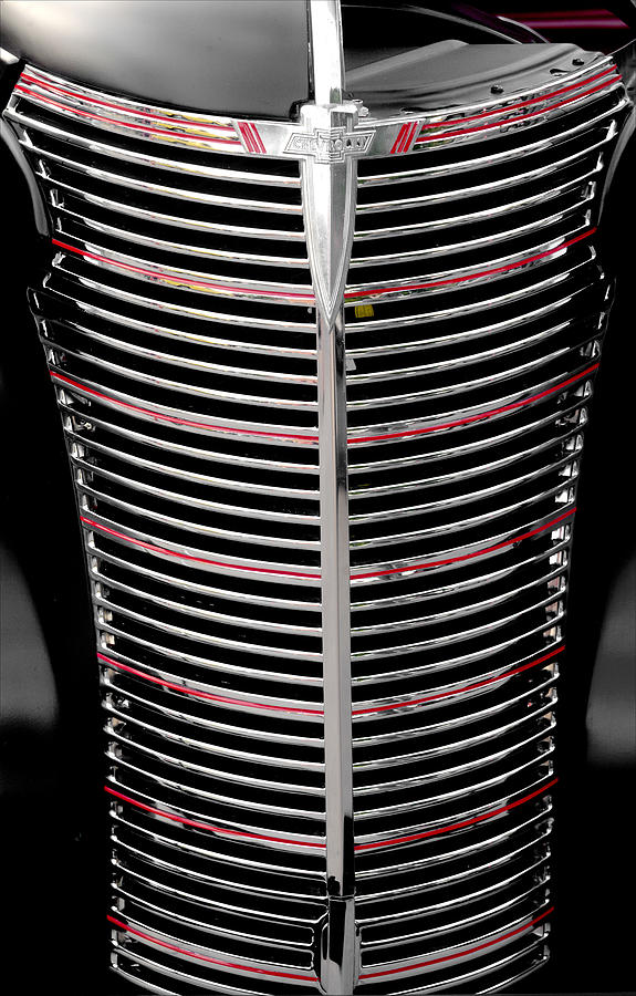 1938 Chevy Grill Photograph By Bruce Crummy