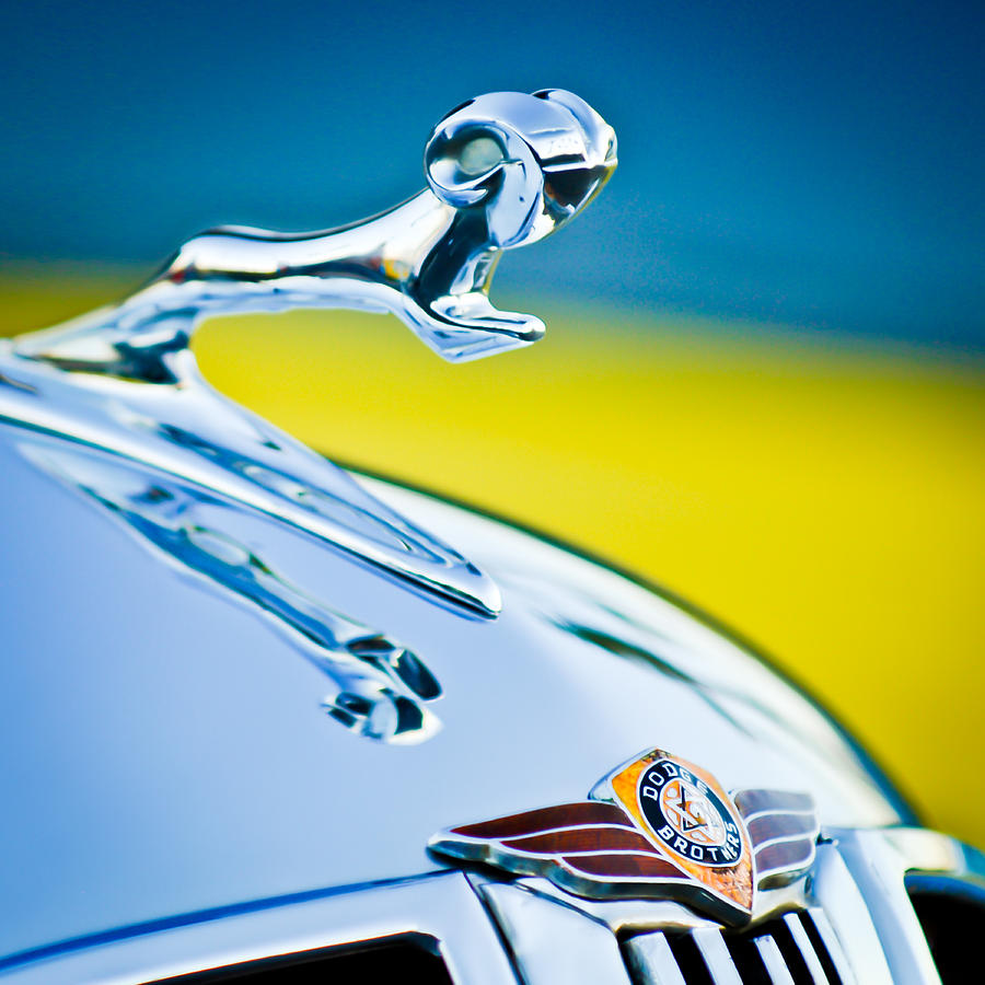 1938 Dodge Ram Hood Ornament -136c55 Photograph by Jill Reger - Fine ...