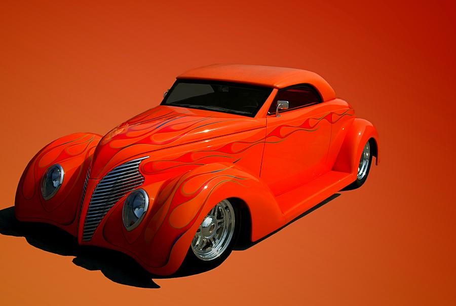 1938 Ford Custom  Roadster Photograph by Tim McCullough