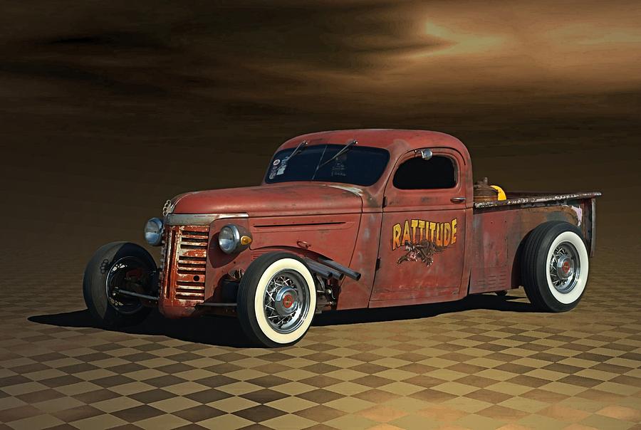 1939 Chevy Rat Rod Pickup Photograph by Tim McCullough