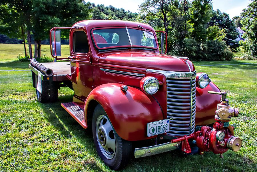 1939 Flatbed Chevy---Fire Dept. Photograph by Sherman Perry - Fine Art ...