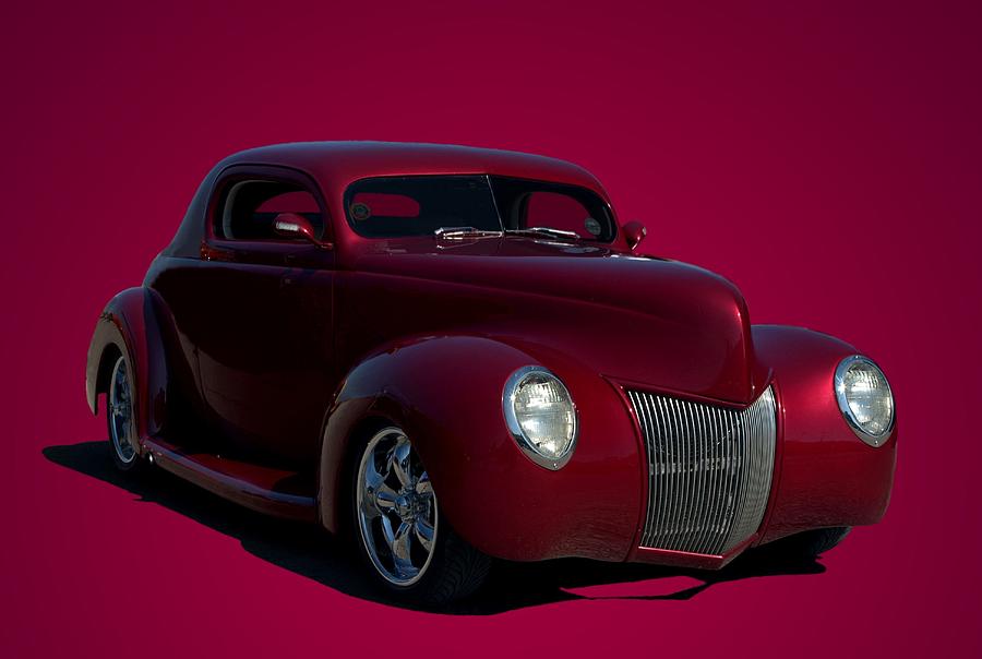 1939 Ford Custom Hot Rod Photograph by Tim McCullough