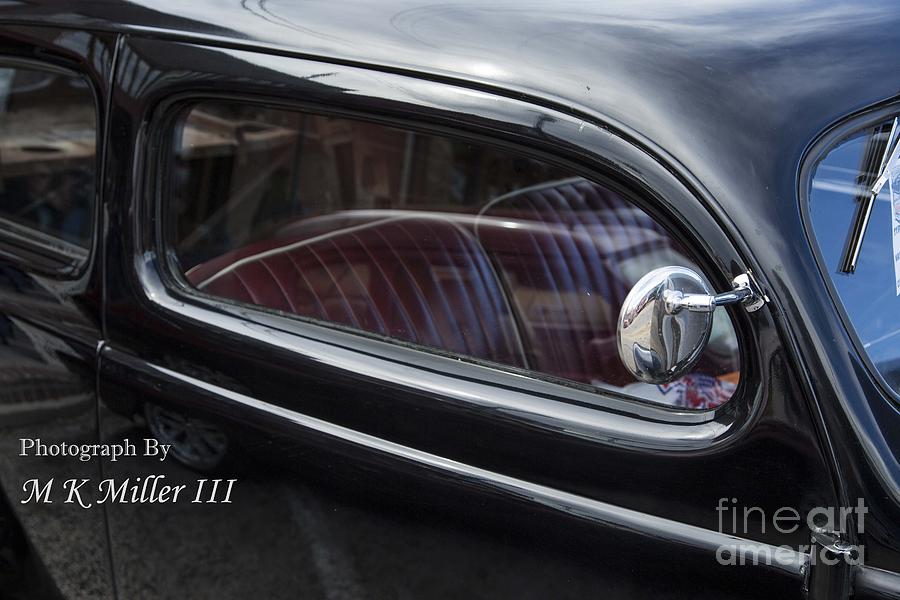 1939 Ford Sedan Classic Car Side Door in color 3415.02 Photograph by M K Miller