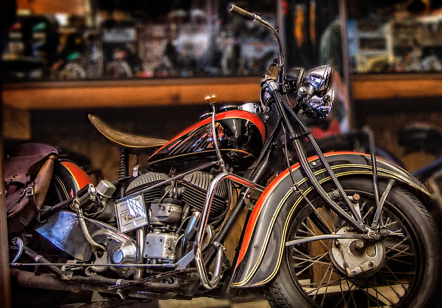 1939 Indian Chief Photograph by Steve Benefiel