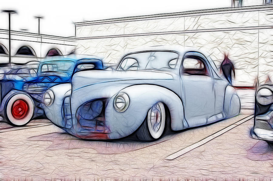 1939 Lincoln Zephyr Art Photograph By Steve Mckinzie
