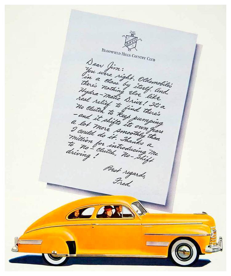 1940 - Oldsmobile Automobile Advertisement - Color Digital Art by John Madison