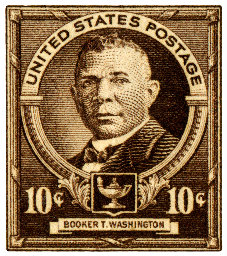 1940 Booker T. Washington Stamp Painting by Historic Image