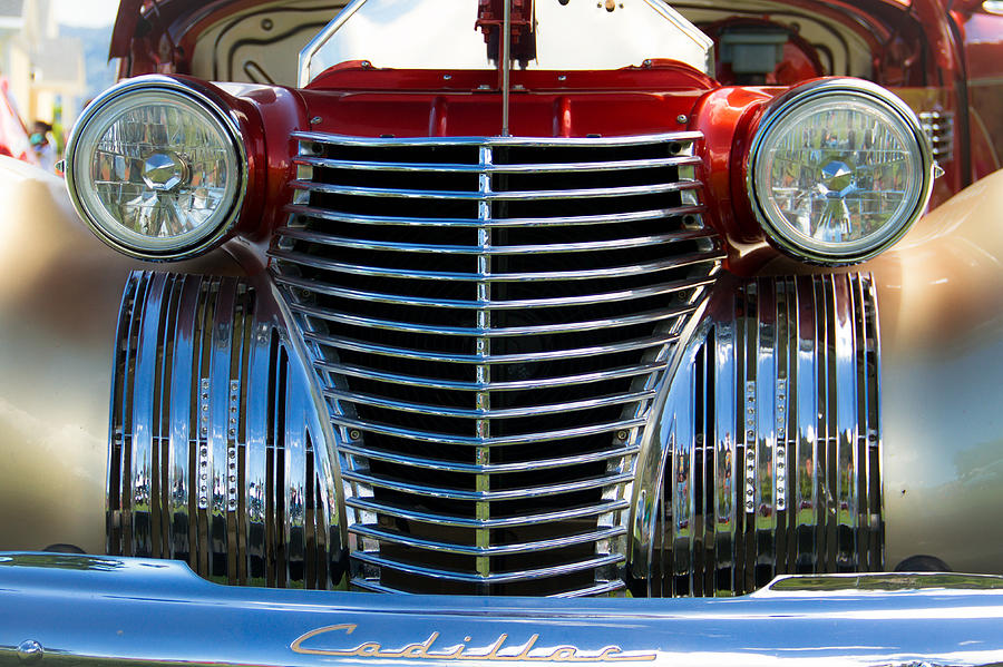 1940 Cadillac Coupe front view Photograph by Eti Reid
