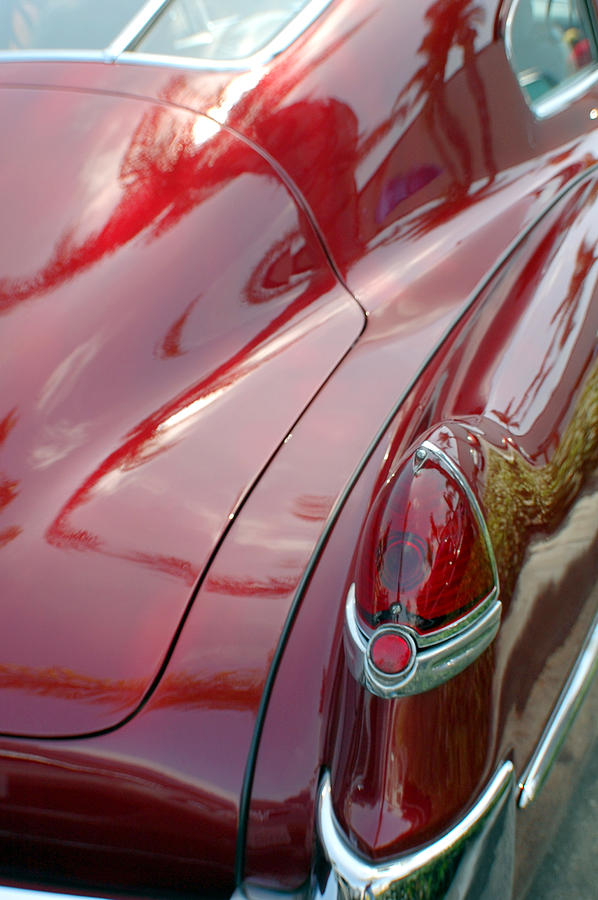 Classic Cars Photograph - 1940 Chevrolet Cadillac Taillights by DJ Monteleone