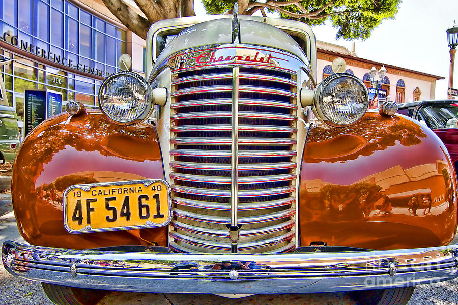 1940 Chevy Sedan Photograph by Jason Abando