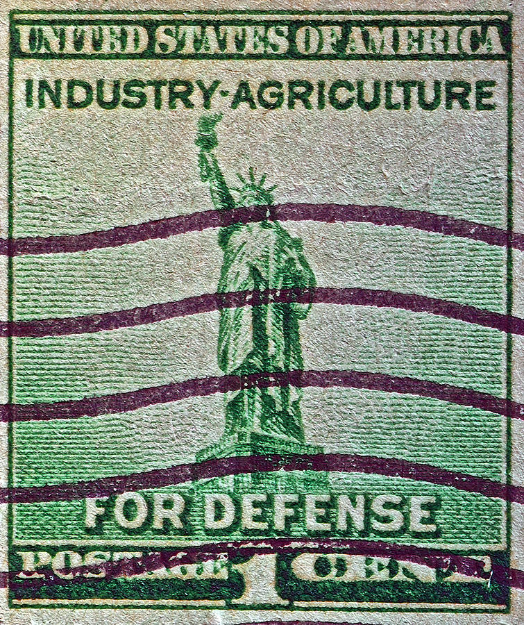 1940 For Defense Stamp Photograph by Bill Owen