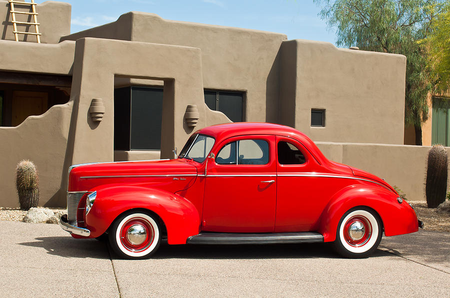 1940 Ford Deluxe Coupe Photograph by Jill Reger