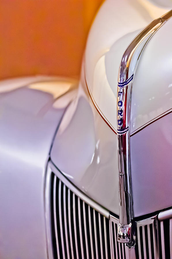 1940 Ford Hood Ornament Photograph By Jill Reger - Pixels