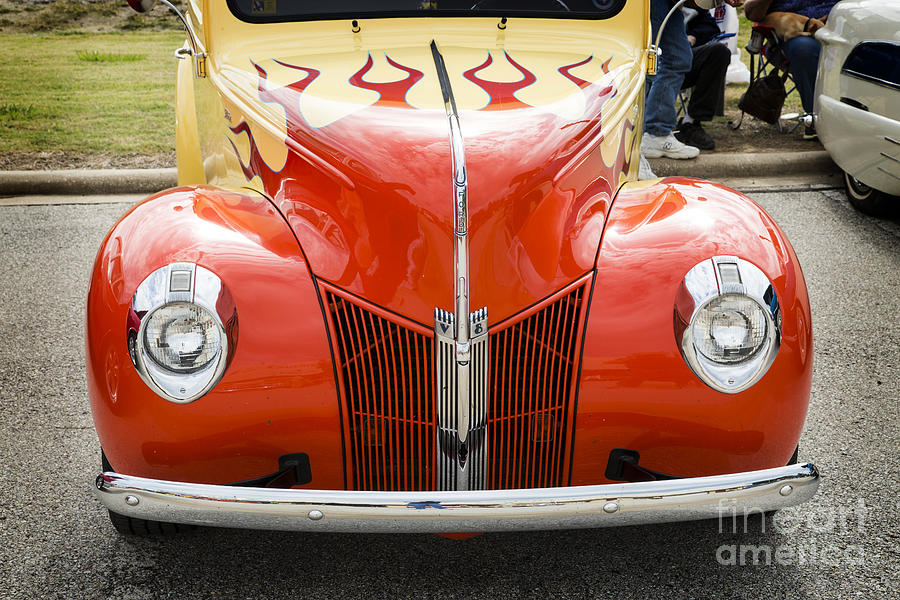1940 Ford Pickup Truck Front End Car or Automobile in Color  313 Photograph by M K Miller