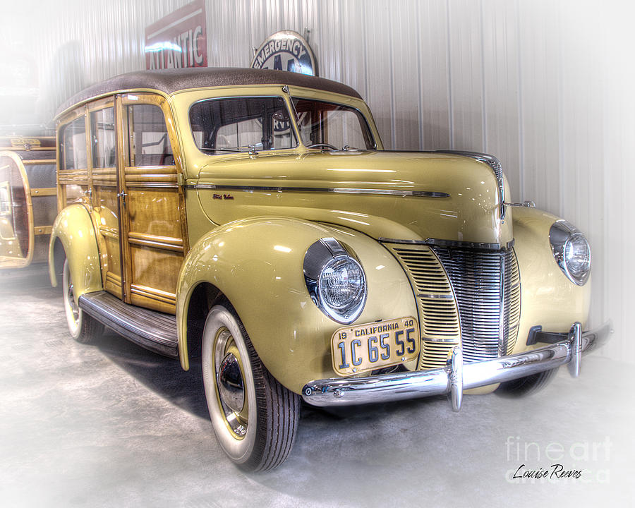 1940 Ford Woodie Photograph by Louise Reeves