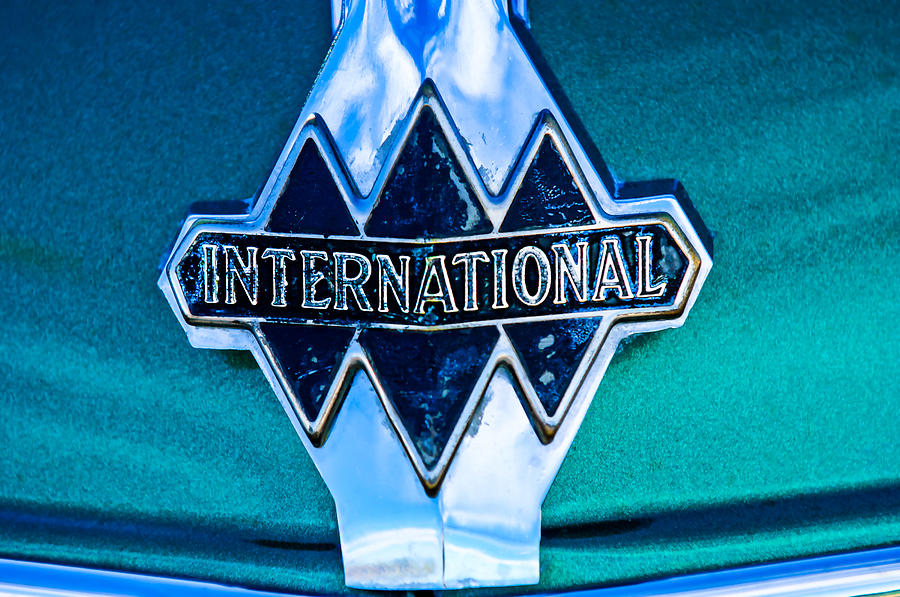 1940 International Emblem Photograph by Jill Reger