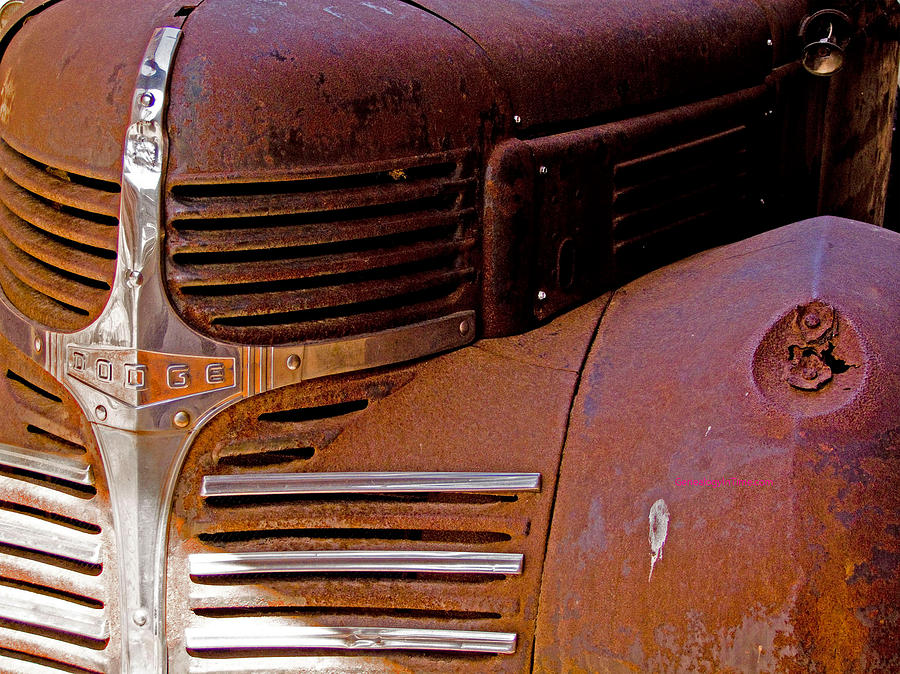 1940 Rusted Dodge Truck Digital Art by Marvin Blaine