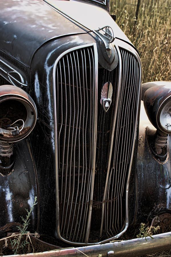 1940s Car Grill Photograph by Cathy Anderson