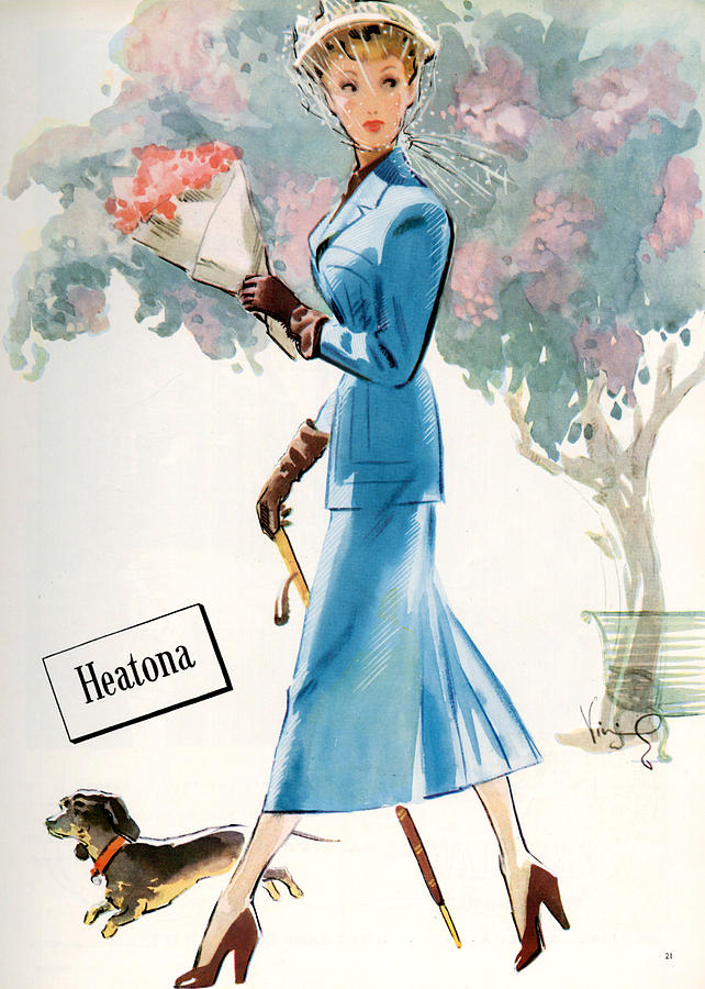 Dogs Photograph - 1940s Uk Heatona Magazine Advert by The Advertising Archives Dogs Photograph - 1940s Uk Heatona Magazine Advert by The Advertising Archives