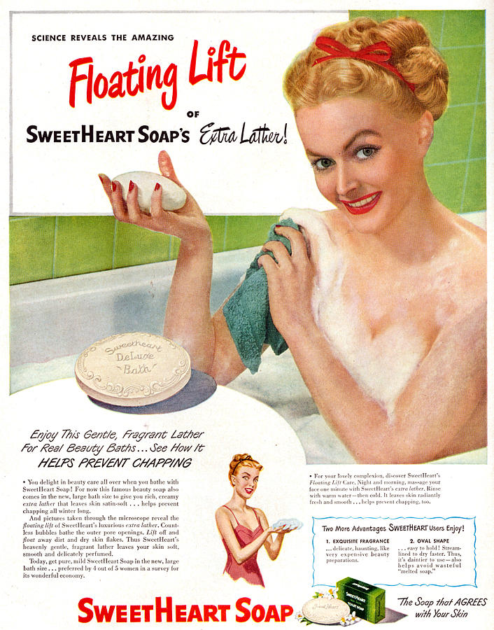 1940s Usa Sweetheart Magazine Advert Photograph by The ...