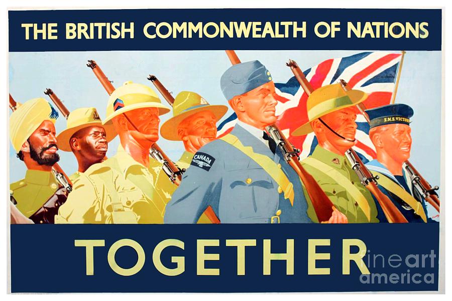1941 - Great Britain - Commonwealth - War Poster - Wolrd War II - Color Digital Art by John Madison