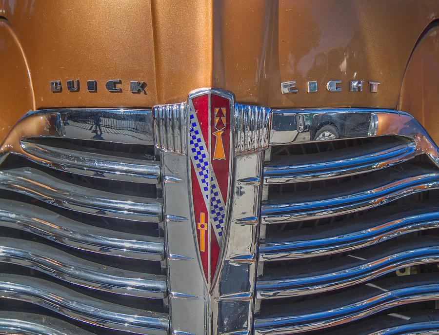 1941 Buick Super Grill Photograph by Roger Mullenhour