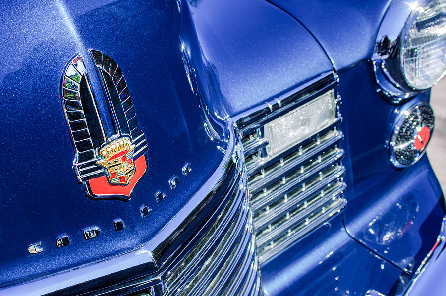 1941 Cadillac Emblem Photograph by Jill Reger