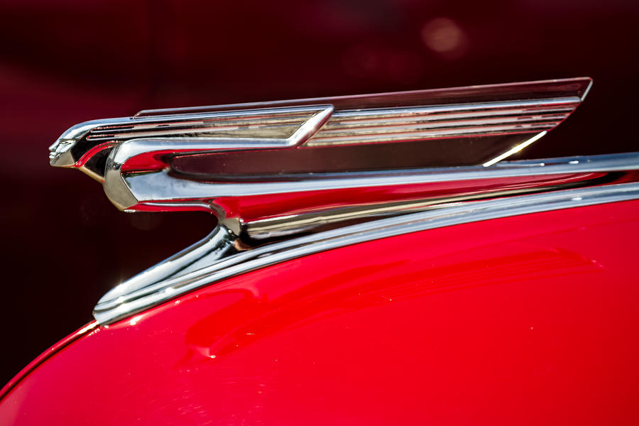 1941 Chevrolet Hood Ornament Photograph by Ron Pate
