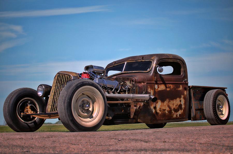 1941 Chevrolet Rat Rod Pickup Photograph by Tim McCullough