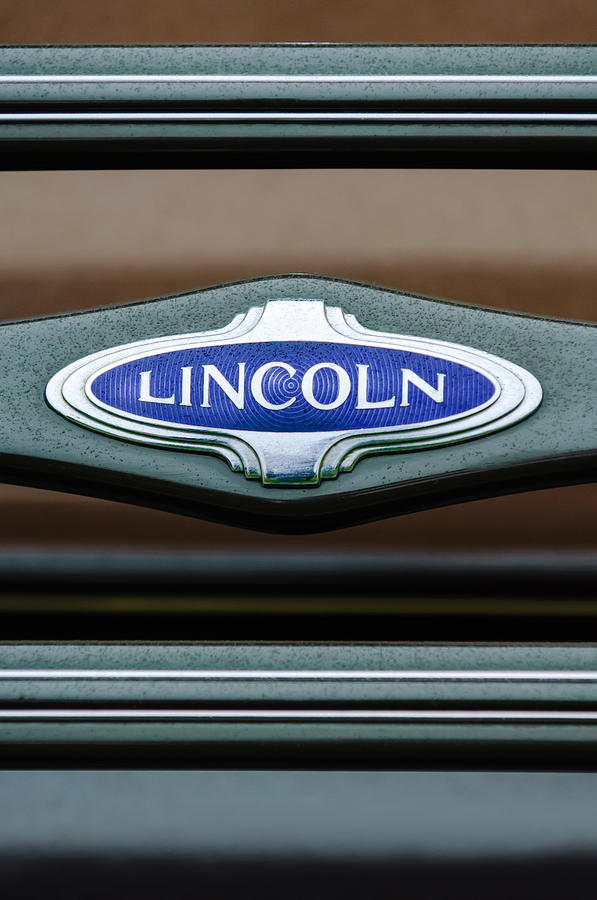 Car Photograph - 1941 Lincoln Emblem by Jill Reger