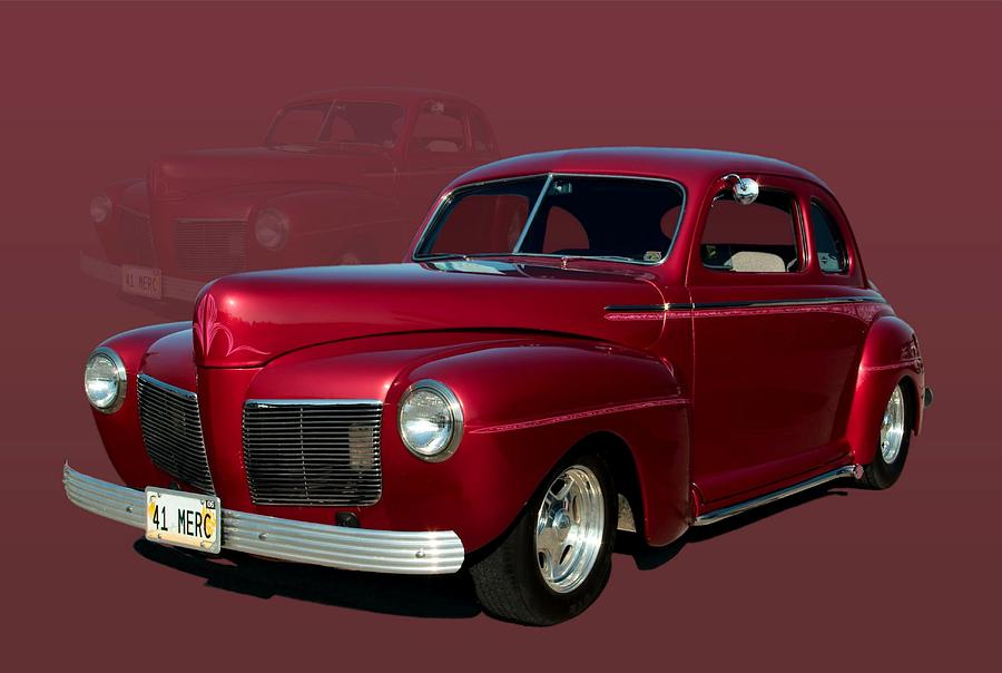 1941 Mercury Custom Coupe Photograph by Tim McCullough