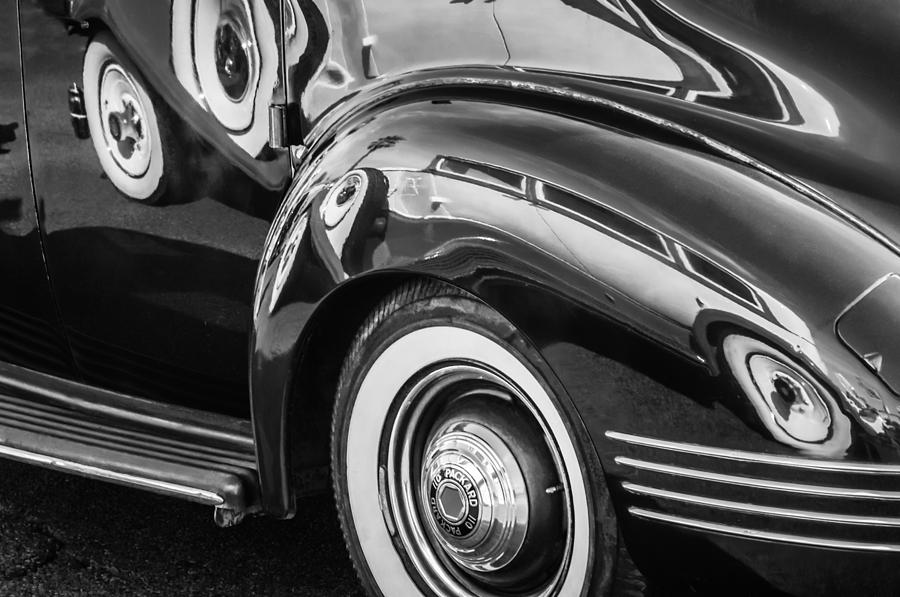 1941 Packard 110 Deluxe -1092bw Photograph by Jill Reger